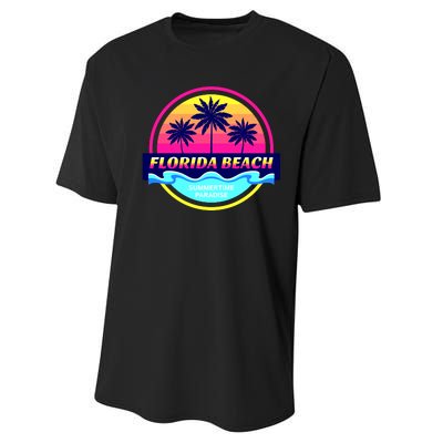 Florida Beach Retro Performance Sprint T-Shirt