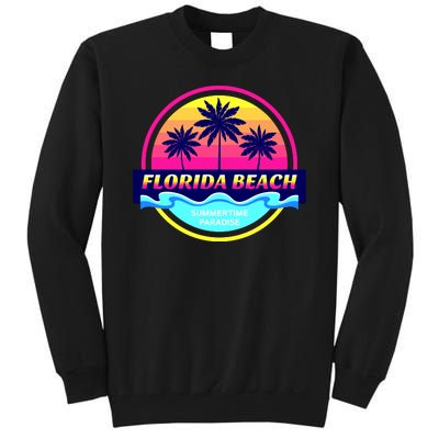 Florida Beach Retro Tall Sweatshirt