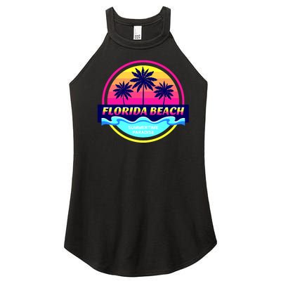 Florida Beach Retro Women’s Perfect Tri Rocker Tank