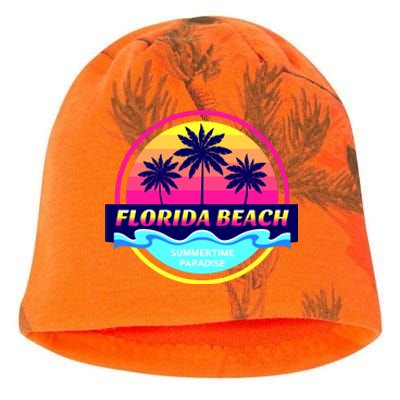 Florida Beach Retro Kati - Camo Knit Beanie