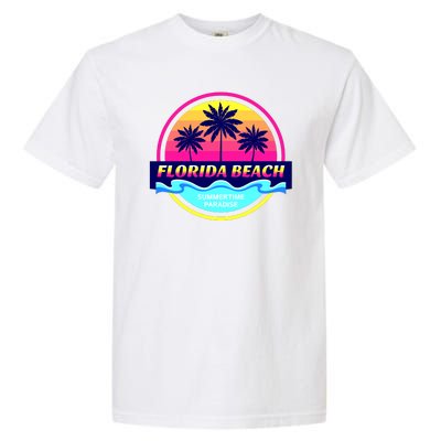 Florida Beach Retro Garment-Dyed Heavyweight T-Shirt