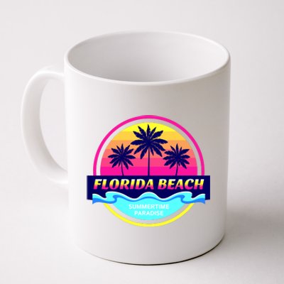 Florida Beach Retro Coffee Mug