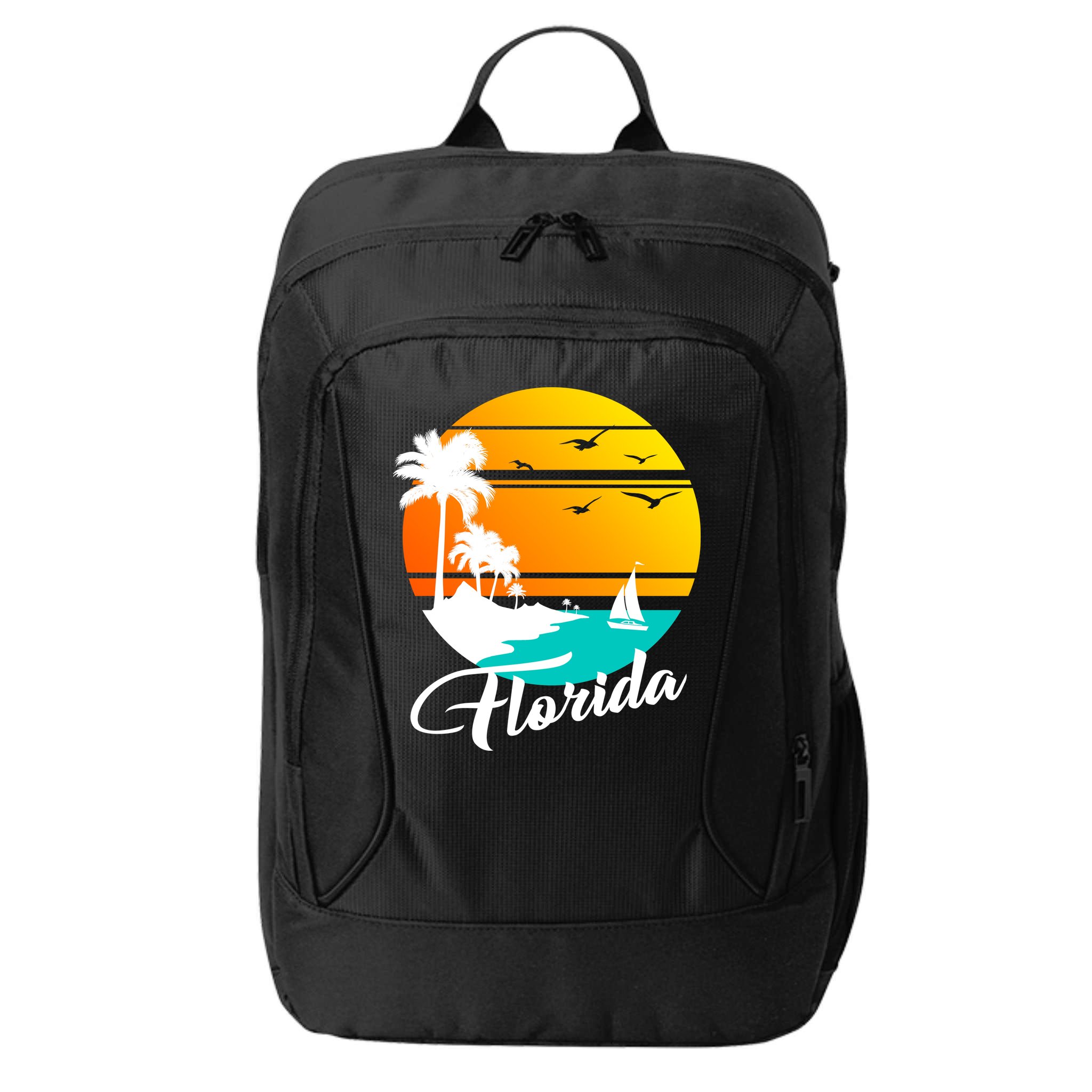 Florida Beach Sunset City Backpack