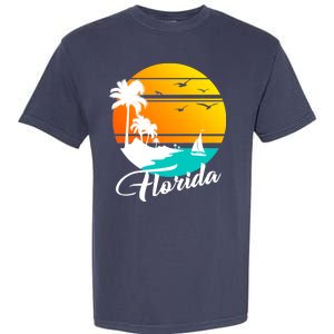 Florida Beach Sunset Garment-Dyed Heavyweight T-Shirt