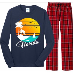 Florida Beach Sunset Long Sleeve Pajama Set