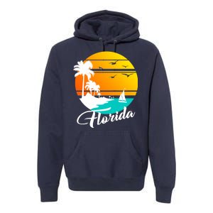 Florida Beach Sunset Premium Hoodie