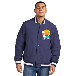 Florida Beach Sunset Insulated Varsity Jacket