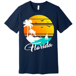 Florida Beach Sunset Premium T-Shirt