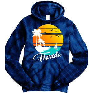 Florida Beach Sunset Tie Dye Hoodie