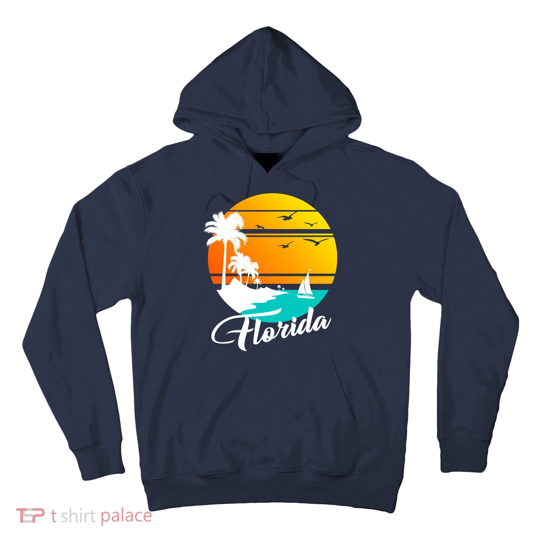 Florida Beach Sunset Tall Hoodie