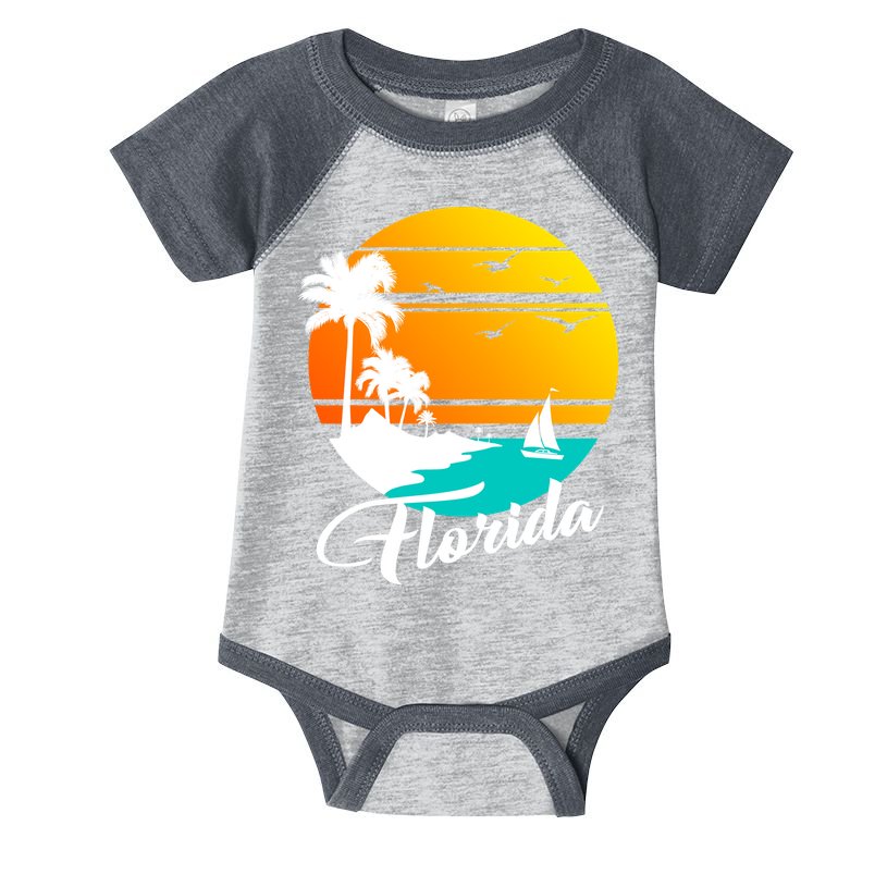 Florida Beach Sunset Infant Baby Jersey Bodysuit