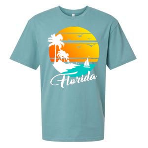 Florida Beach Sunset Sueded Cloud Jersey T-Shirt