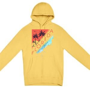 Florida Beach Vacation Premium Pullover Hoodie