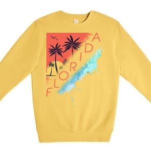 Florida Beach Vacation Premium Crewneck Sweatshirt