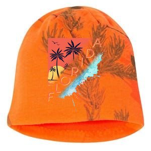 Florida Beach Vacation Kati - Camo Knit Beanie