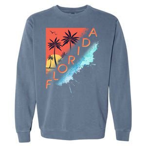 Florida Beach Vacation Garment-Dyed Sweatshirt