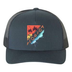 Florida Beach Vacation Yupoong Adult 5-Panel Trucker Hat