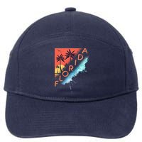 Florida Beach Vacation 7-Panel Snapback Hat