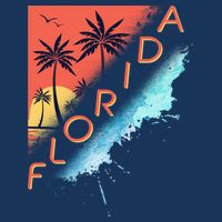 Florida Beach Vacation 7-Panel Snapback Hat