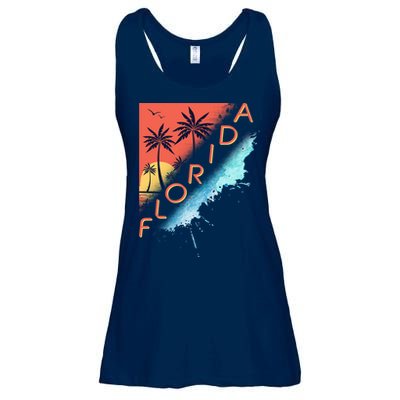 Florida Beach Vacation Ladies Essential Flowy Tank