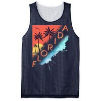 Florida Beach Vacation Mesh Reversible Basketball Jersey Tank