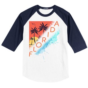 Florida Beach Vacation Baseball Sleeve Shirt