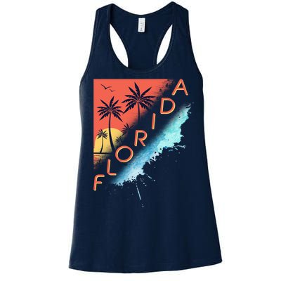 Florida Beach Vacation Women's Racerback Tank