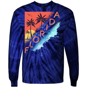 Florida Beach Vacation Tie-Dye Long Sleeve Shirt