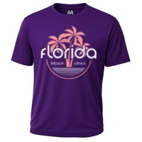 Florida Beach Vibes Retro  Cooling Performance Crew T-Shirt