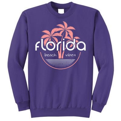 Florida Beach Vibes Retro  Sweatshirt