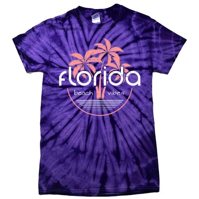 Florida Beach Vibes Retro  Tie-Dye T-Shirt