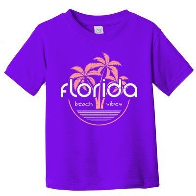 Florida Beach Vibes Retro  Toddler T-Shirt