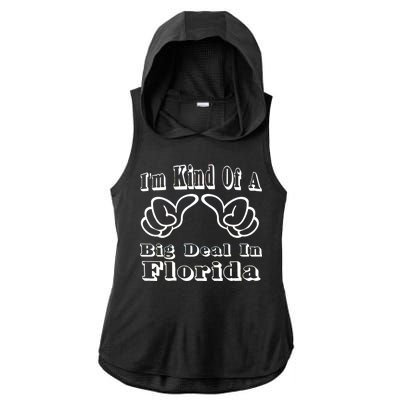 Florida Big Deal Ladies PosiCharge Tri-Blend Wicking Draft Hoodie Tank