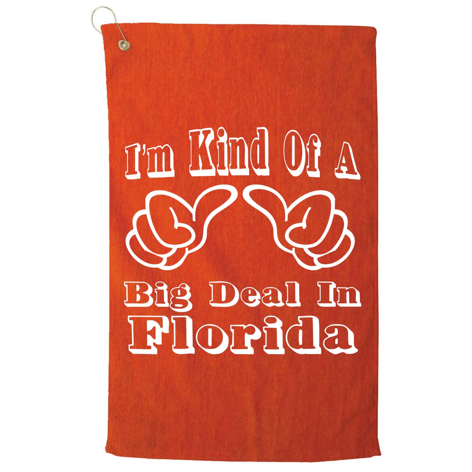 Florida Big Deal Golf Towel