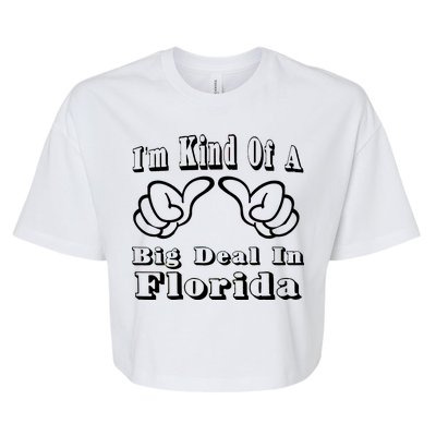 Florida Big Deal Bella+Canvas Jersey Crop Tee