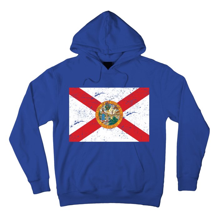 Florida Flag Distressed Vintage Hoodie