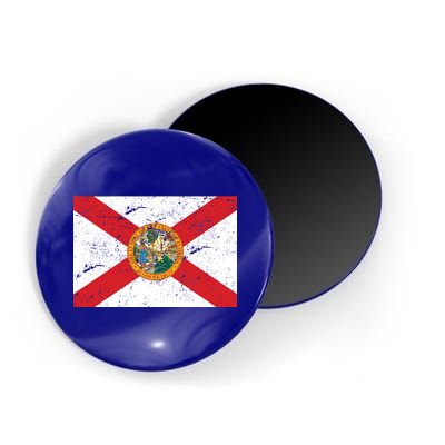 Florida Flag Distressed Vintage Magnet