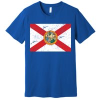 Florida Flag Distressed Vintage Premium T-Shirt