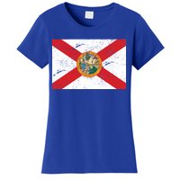 Florida Flag Distressed Vintage Women's T-Shirt