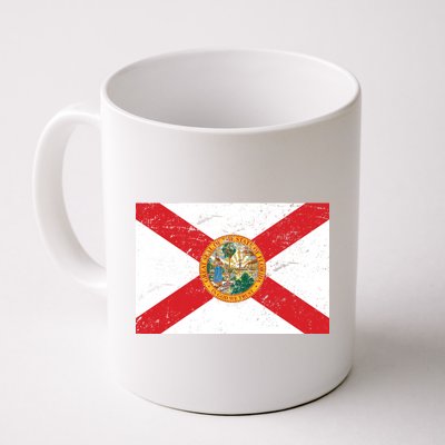 Florida Flag Distressed Vintage Coffee Mug