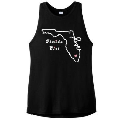 Florida Girl Ladies PosiCharge Tri-Blend Wicking Tank