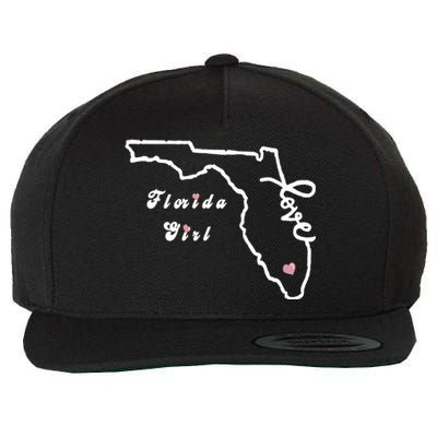 Florida Girl Wool Snapback Cap