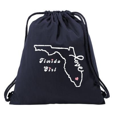 Florida Girl Drawstring Bag