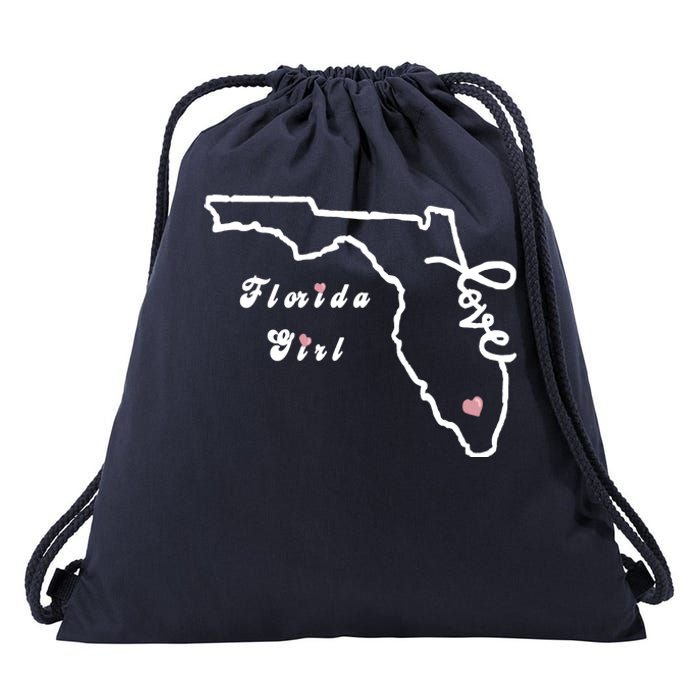 Florida Girl Drawstring Bag