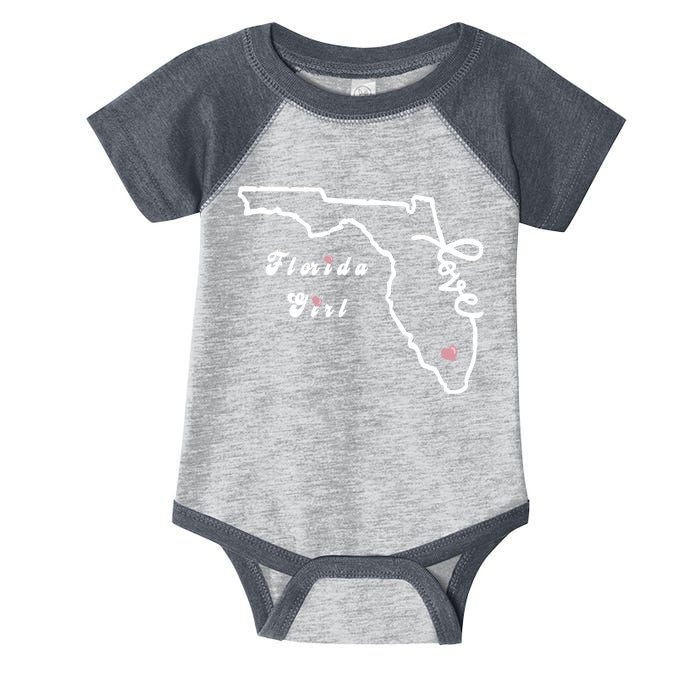 Florida Girl Infant Baby Jersey Bodysuit