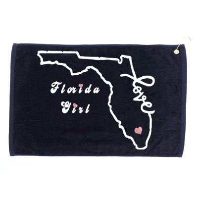 Florida Girl Grommeted Golf Towel