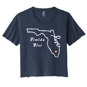 Florida Girl Women's Crop Top Tee