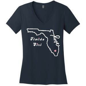 Florida Girl Women's V-Neck T-Shirt