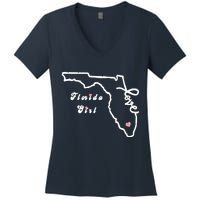 Florida Girl Women's V-Neck T-Shirt