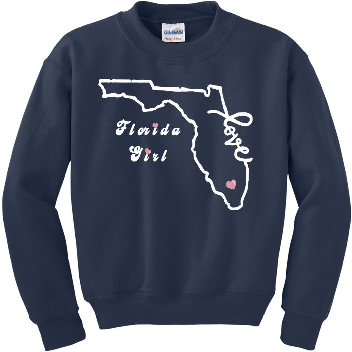 Florida Girl Kids Sweatshirt